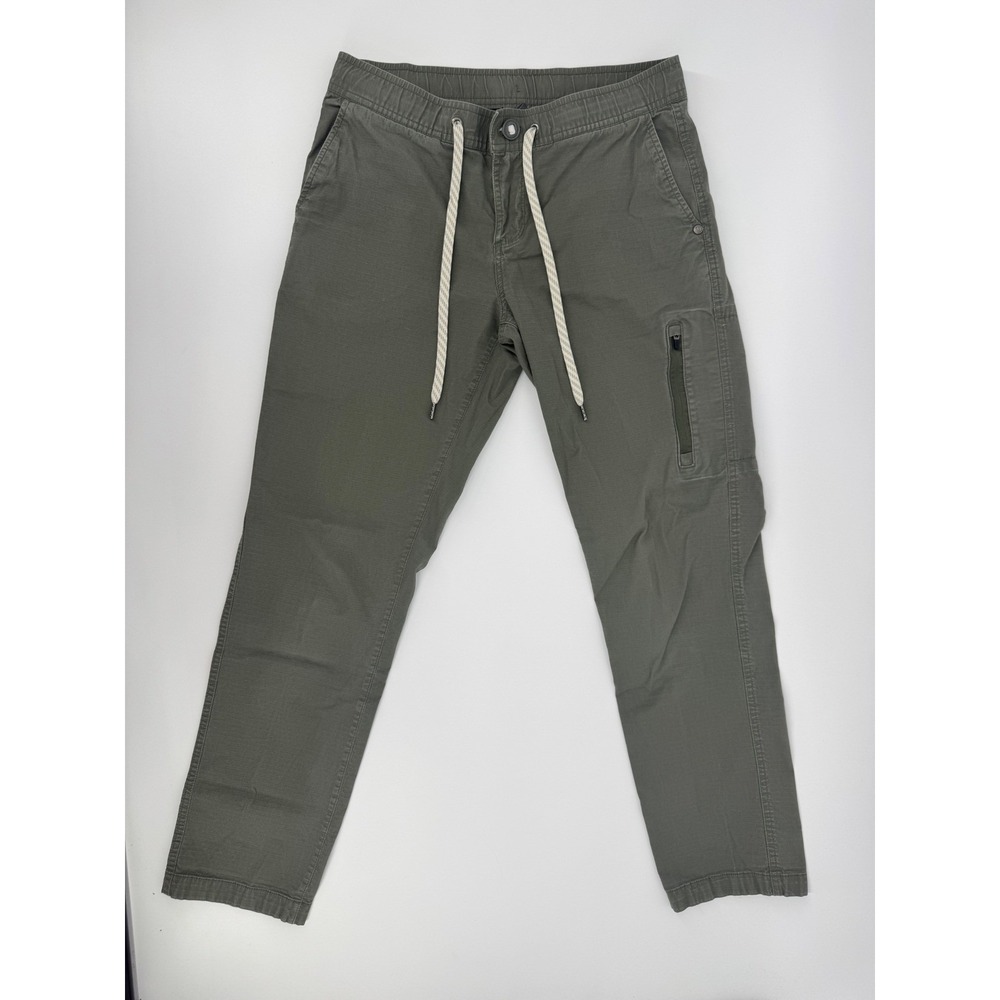Vuori Ripstop Pants Green Ripstop Drawstring Hiking Outdoor VW401 Small